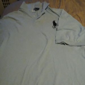 Light blue polo shirt